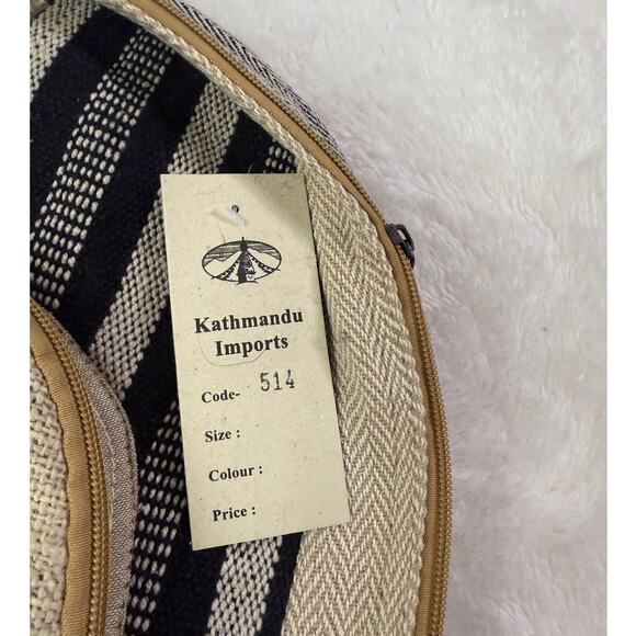 Hemp Peace Backpack Kathmandu Imports Made in Nepal - Picture 3 of 6